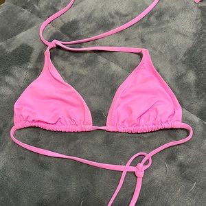 SKIMS Bubblegum Pink Bikini Top